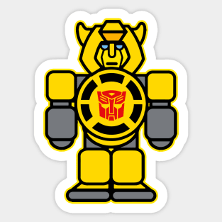 Transformers GEN 1 - chibi style - Bumblebee Sticker